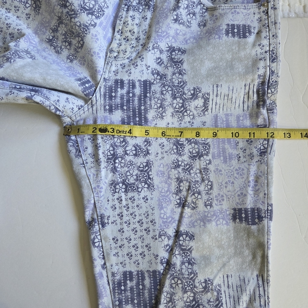 Patchwork Patterned Kensie Straight Fit Jeans - image 8